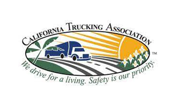 California Trucking Association logo.